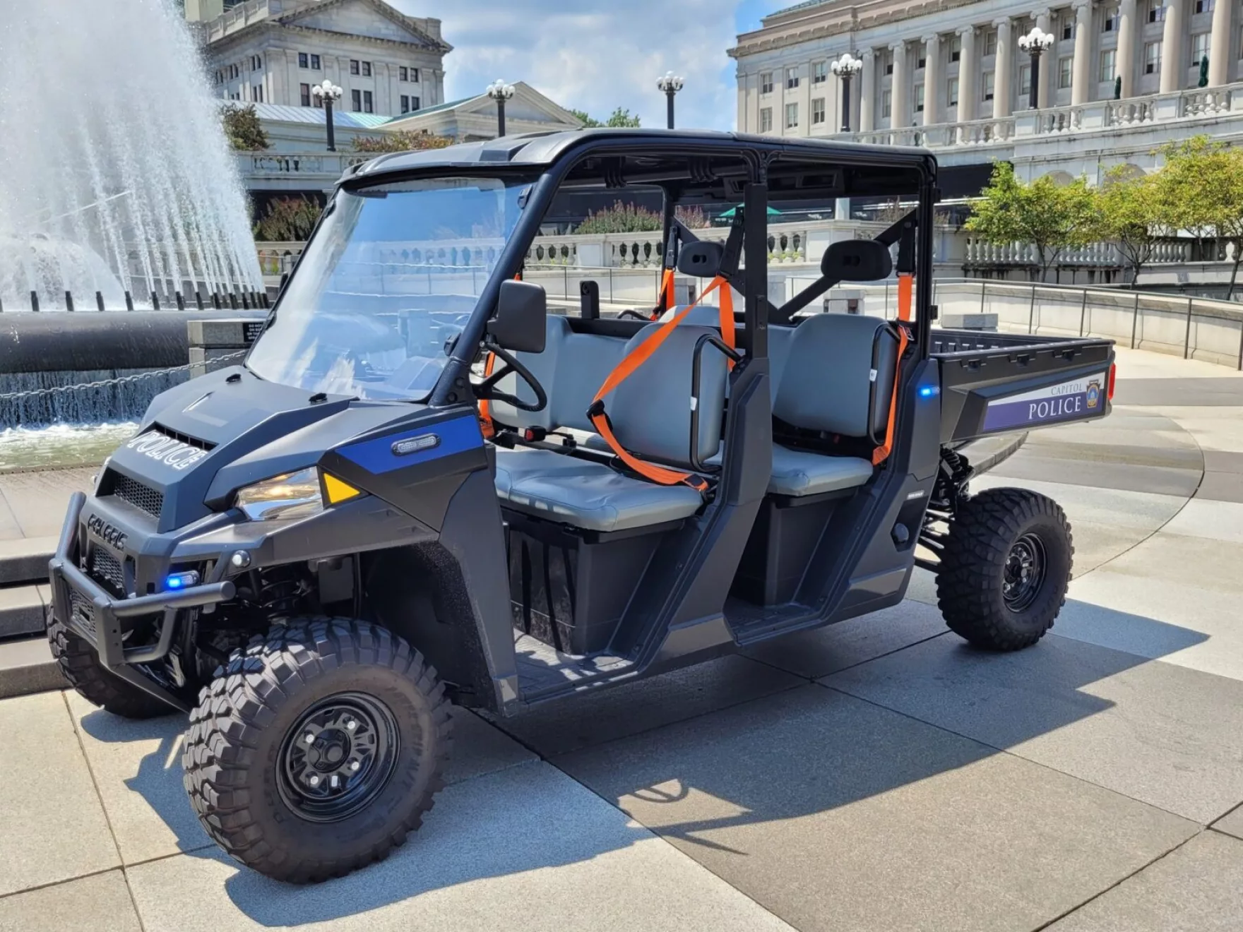 polaris XD used as utility task vehicle