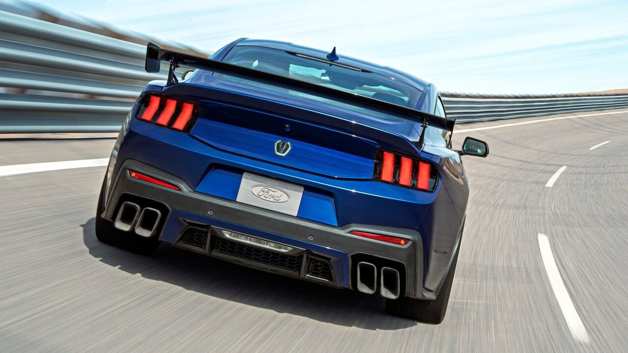 2026 Ford Mustang Dark Horse SC rear e1776793974770