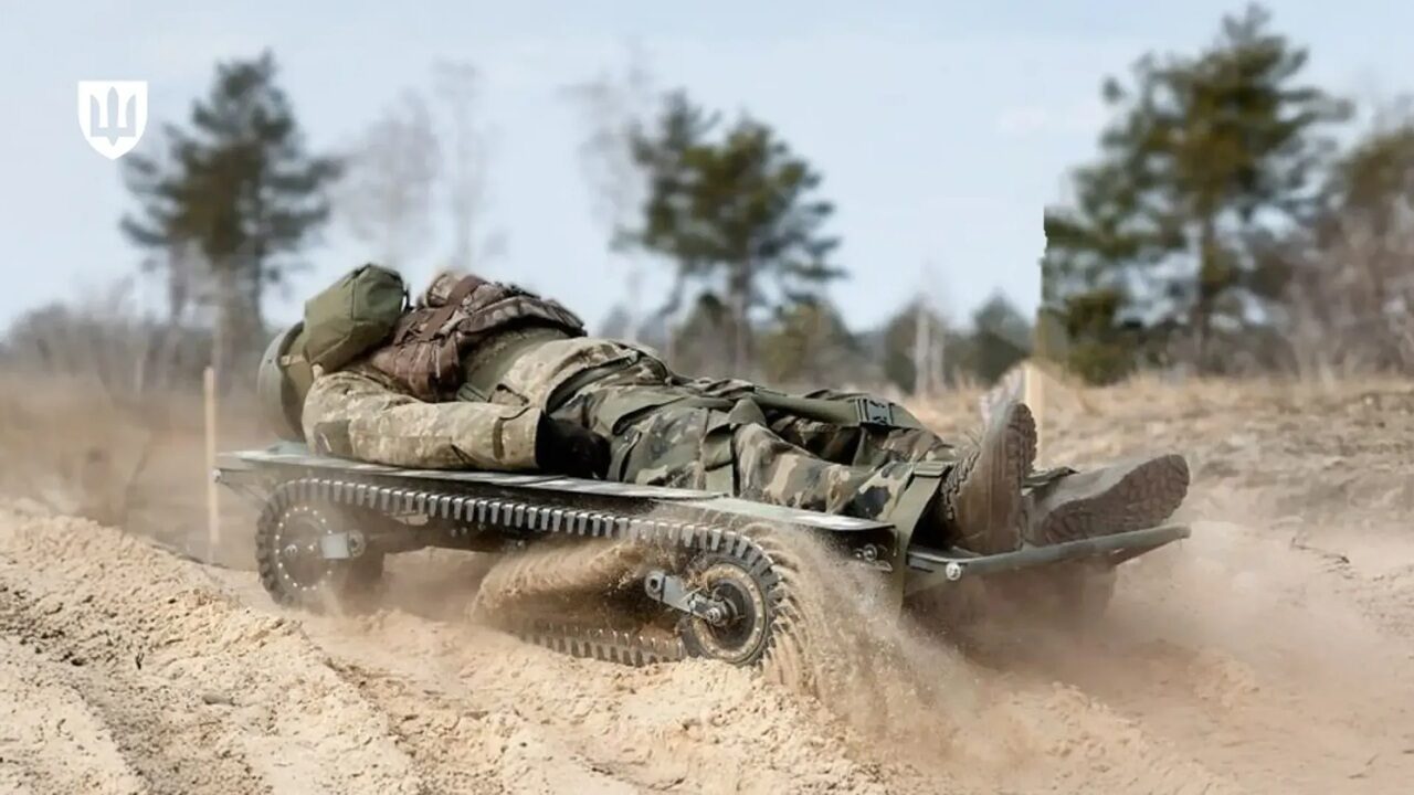 Ukraine MedEvac UGV.