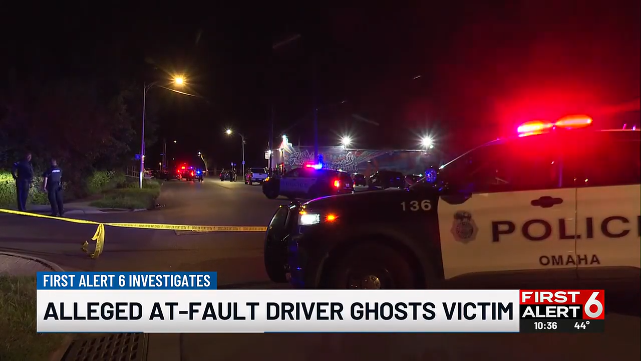 driver ghosts victim in crash