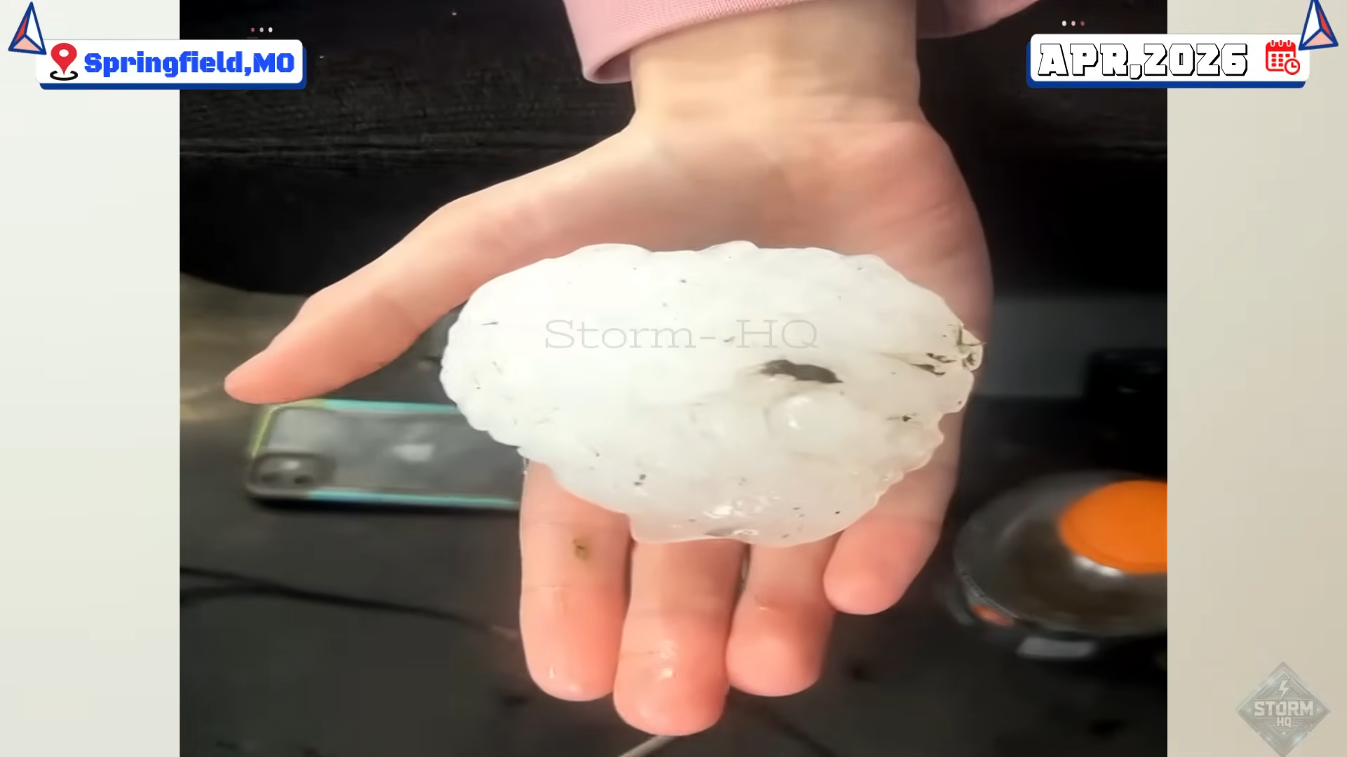 baseball size hail in missouri