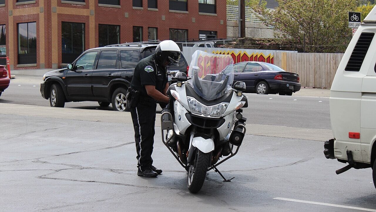 Bellingham, WA Police BMW Motorcycle.