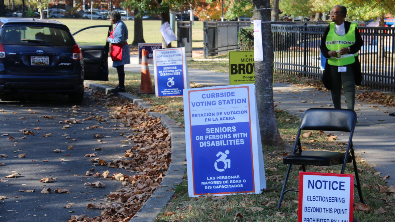 Curbside Voting in Washington DC