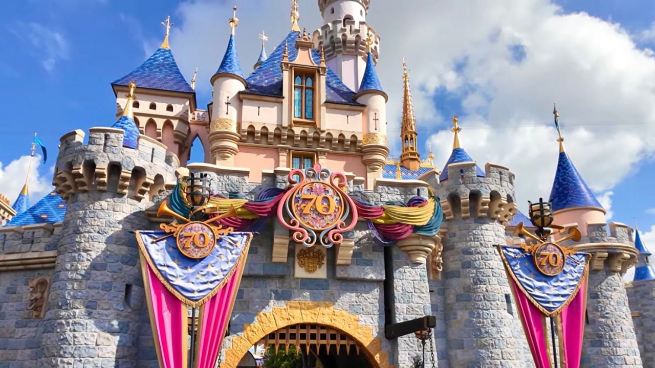 Disneyland Sleeping Beauty Castle 70th Anniversary