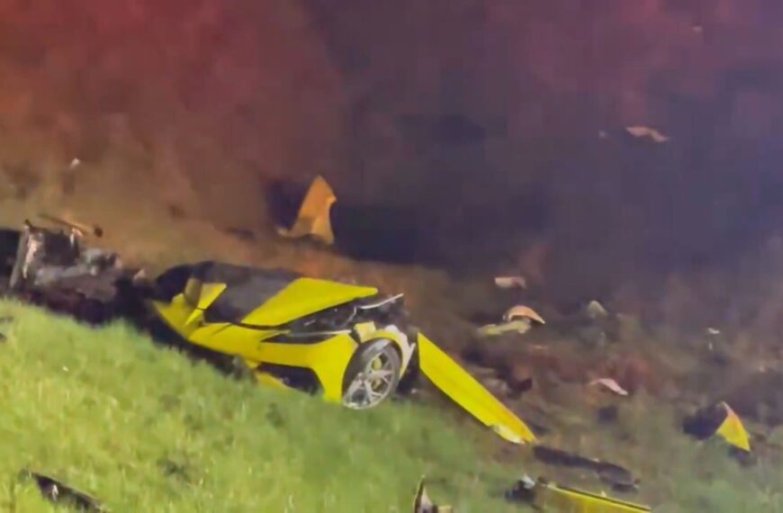 corvette crash on highway