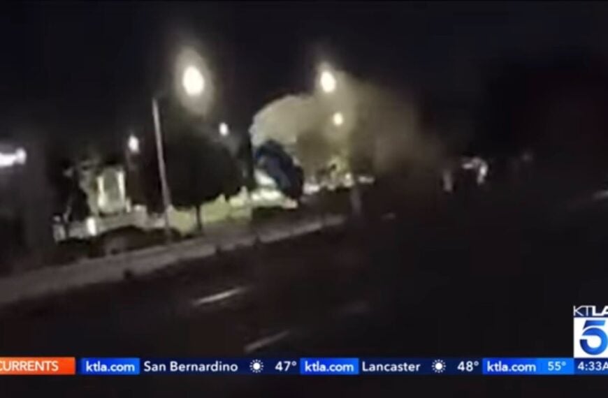 Watch: Corvette Goes Airborne, Flips End Over End Into California Maserati Dealership—Driver Walks Away