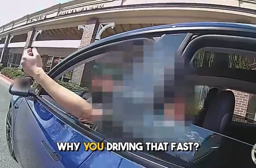 Georgia Driver Skips Traffic, Then Turns Stop Into a Masterclass in What Not To Say