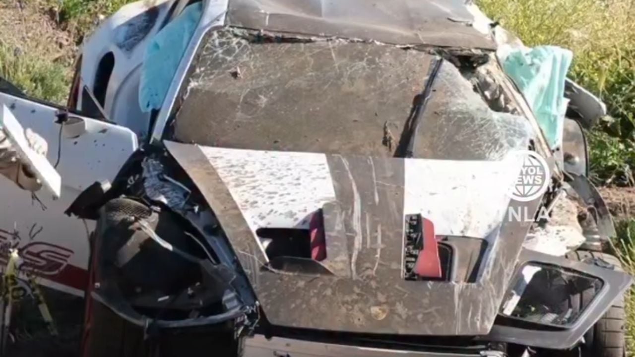 This Porsche 911 GT3 RS Crash in Malibu Looks Straight Out of a Movie.