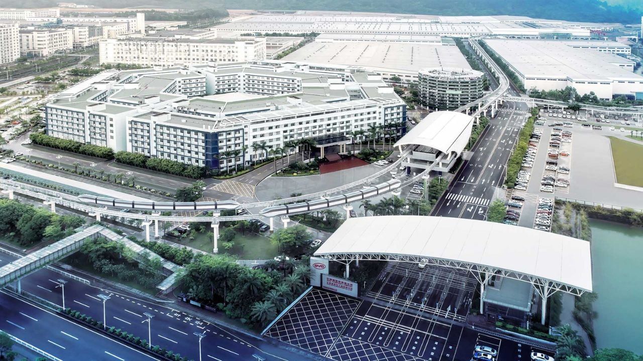 BYD Pingshan Shenzhen factory.