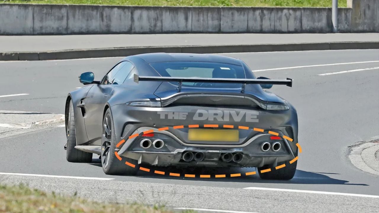 Aston Martin Vantage Goes Overboard on Exhaust Tips but There’s Logic Behind It.
