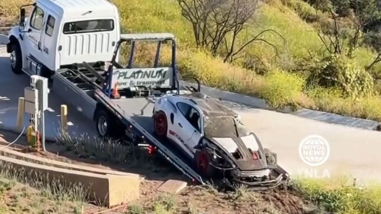 This Porsche 911 GT3 RS Crash in Malibu Looks Straight Out of a Movie.