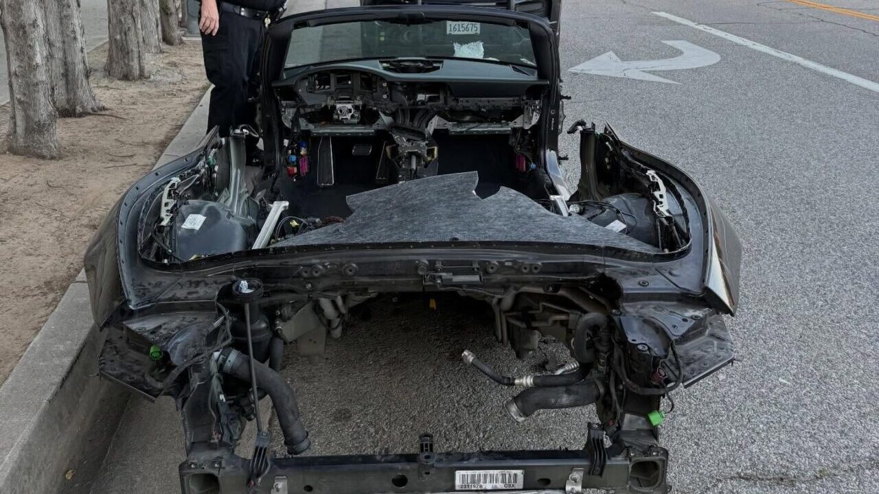 Stolen Porsche LAPD