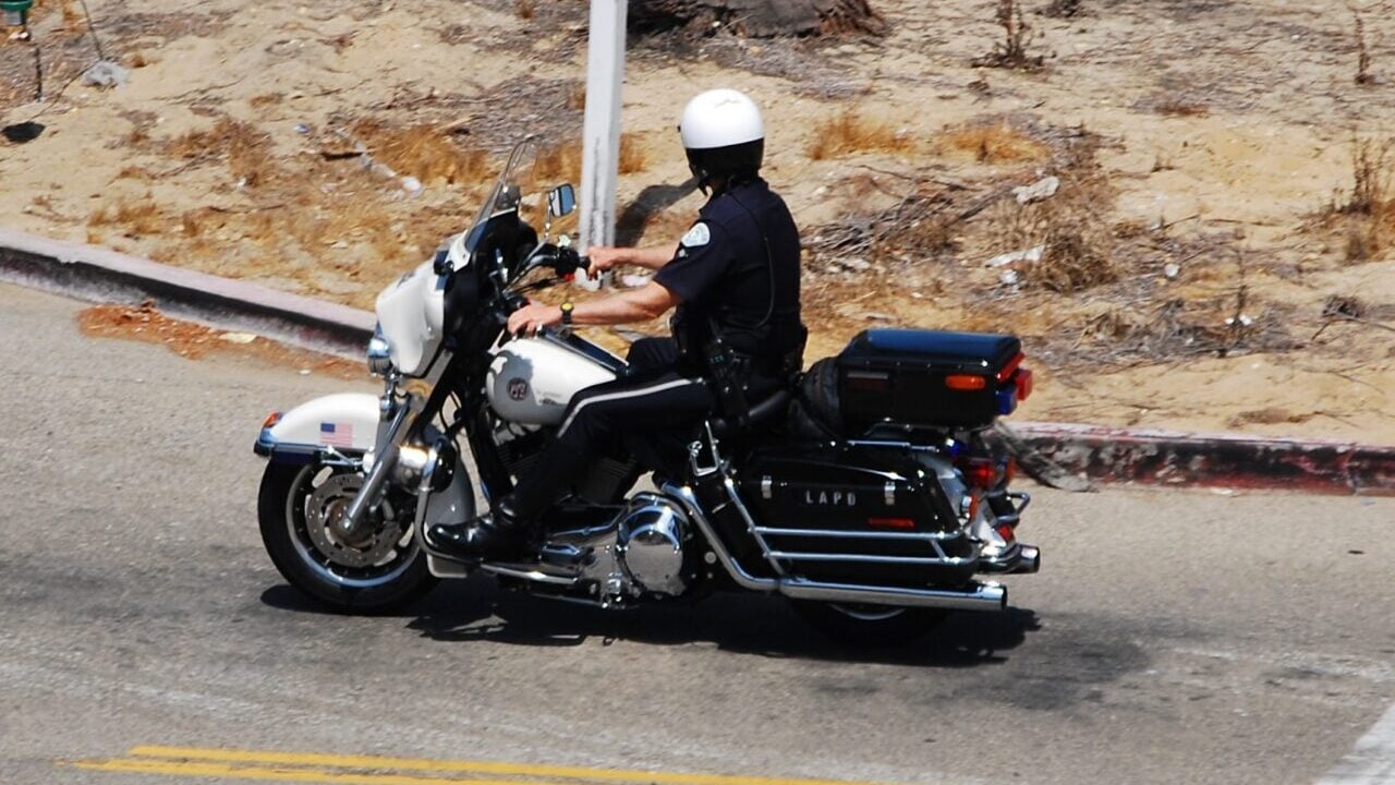 LAPD motorcycle