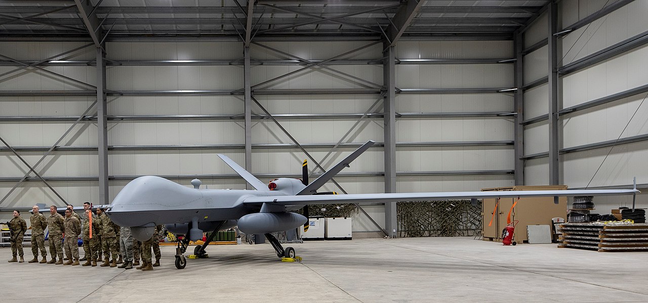 MQ-9 Reaper of the 52nd Expeditionary Operations Group Detachment 2 at the Romanian Air Force 71st Air Base during the Dacian Reaper-20 exercise.
