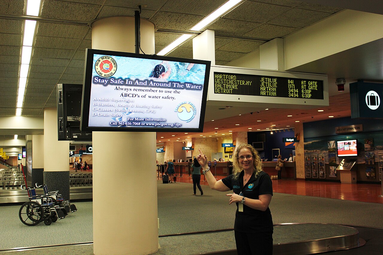 Palm Beach International Airport shares tips on water safety.
