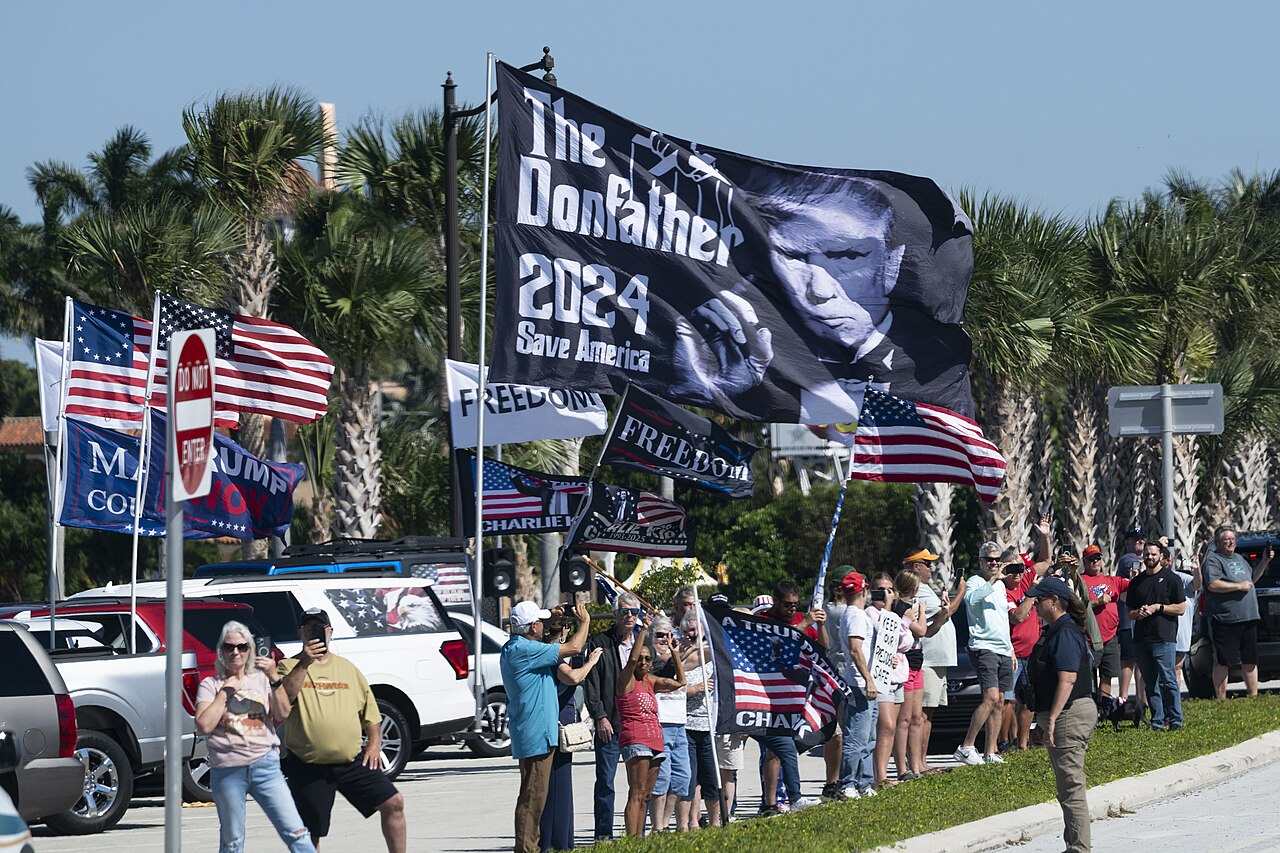 President Donald Trump disembarks Air Force One at Palm Beach International Airport, Florida on Friday, October 31, 2025, and departs for the Mar-a-Lago Club.