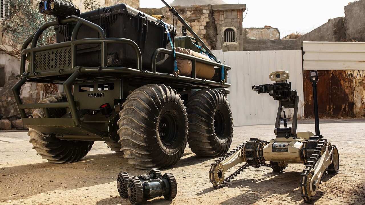 Roboteam's tactical robotic platforms.