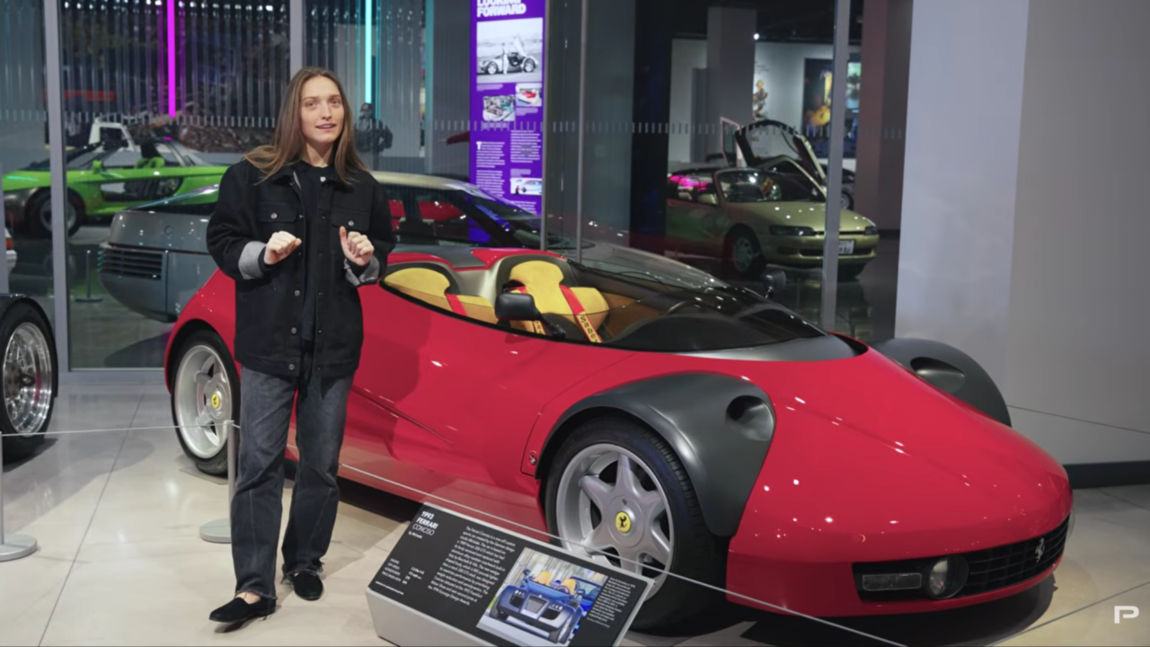 Ferrari Conciso at Petersen Automotive Museum.