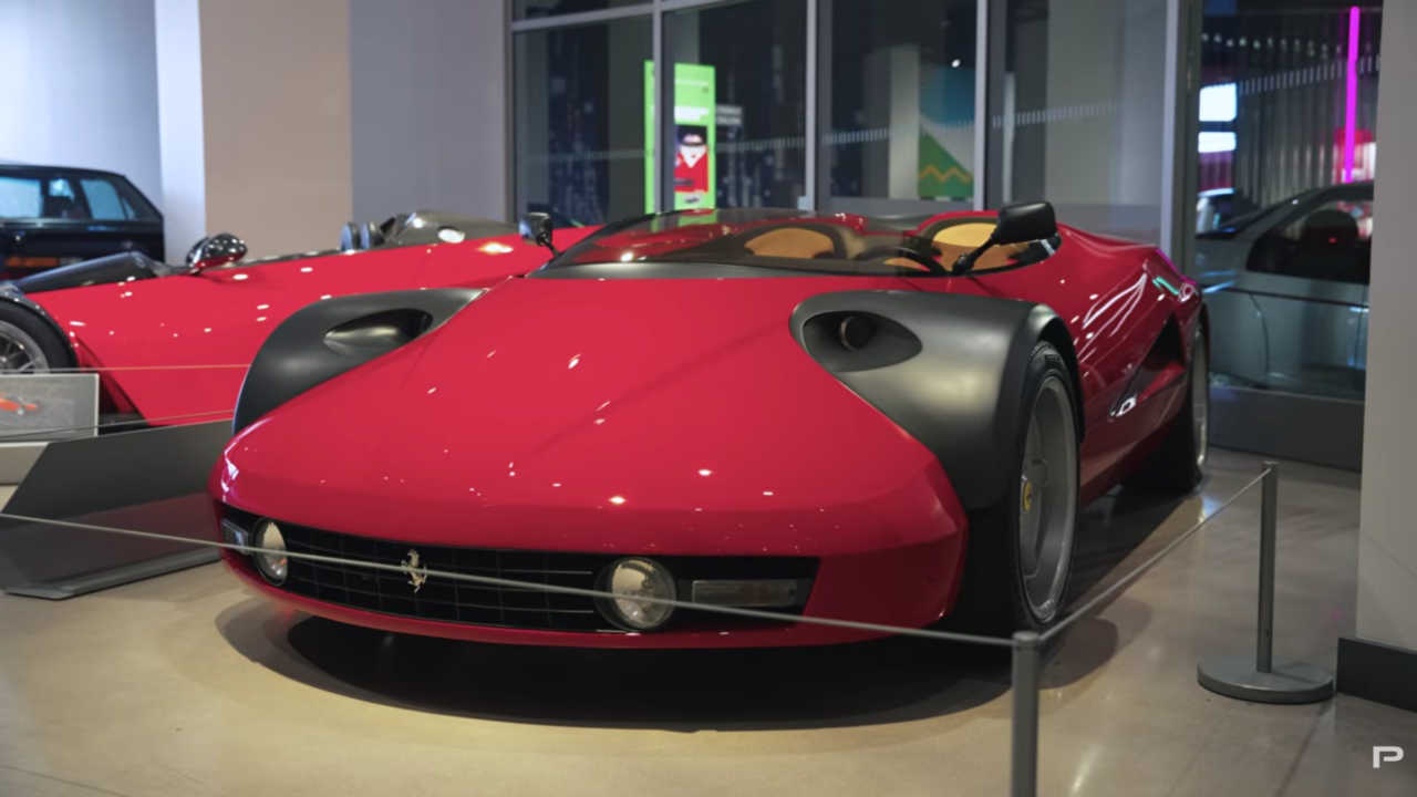 Ferrari Conciso at Petersen Automotive Museum.