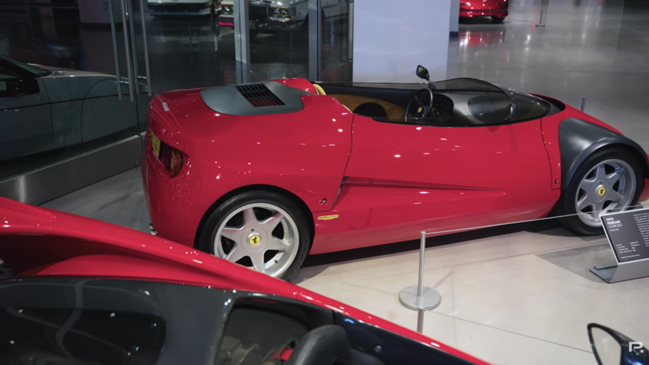 Ferrari Conciso at Petersen Automotive Museum.