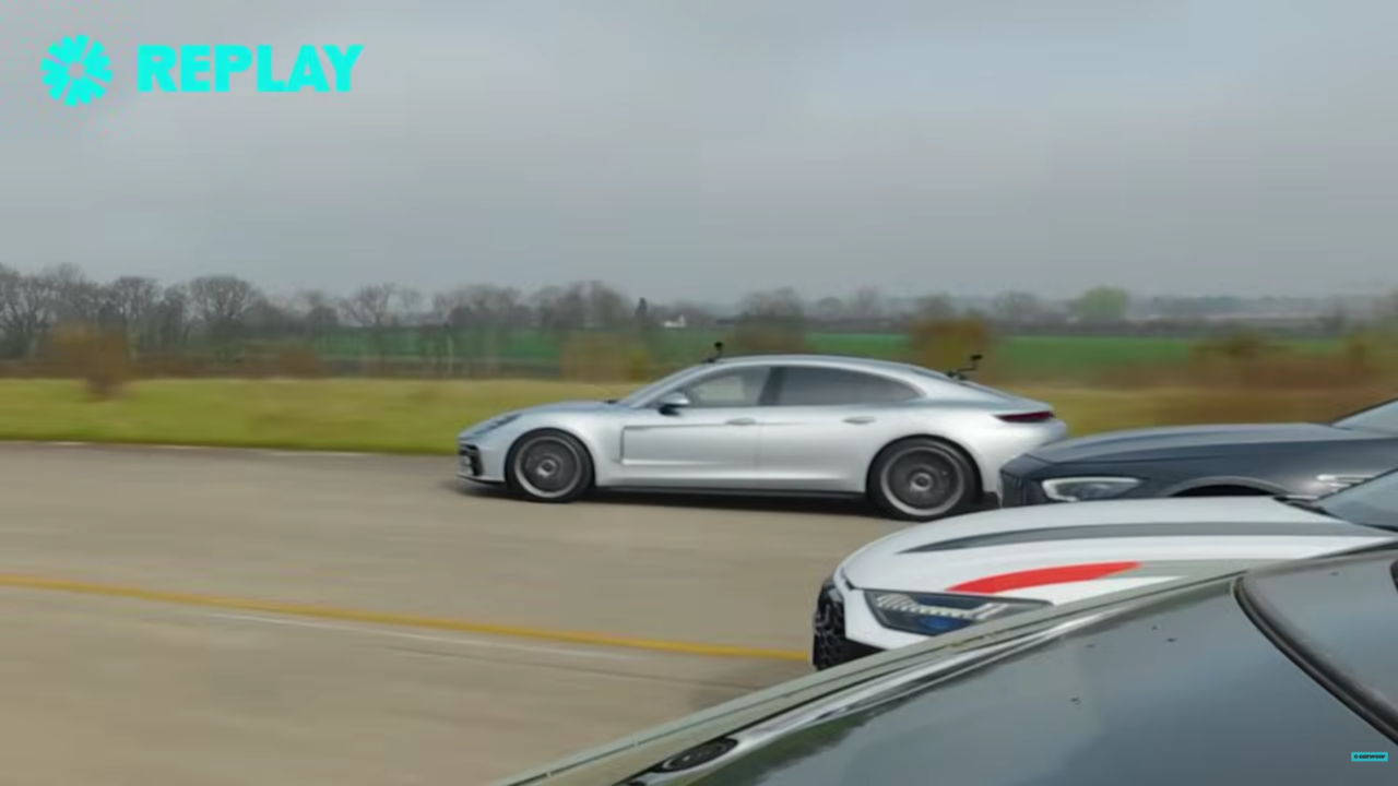 German V8 drag race.