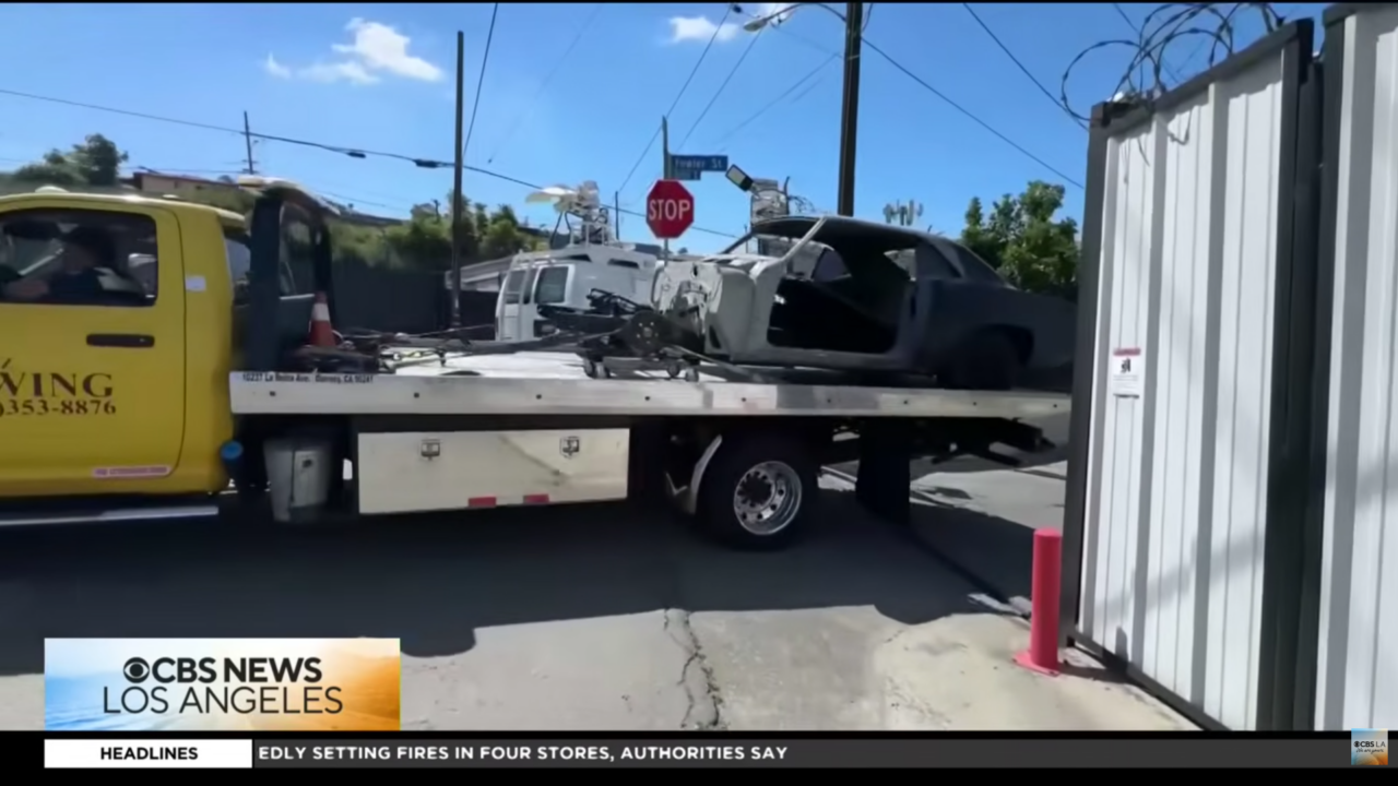 Man reunited with lost Camaro.
