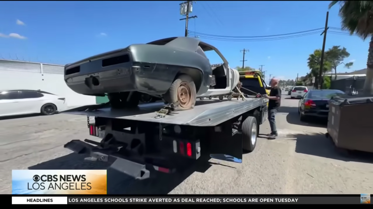 Man reunited with lost Camaro.