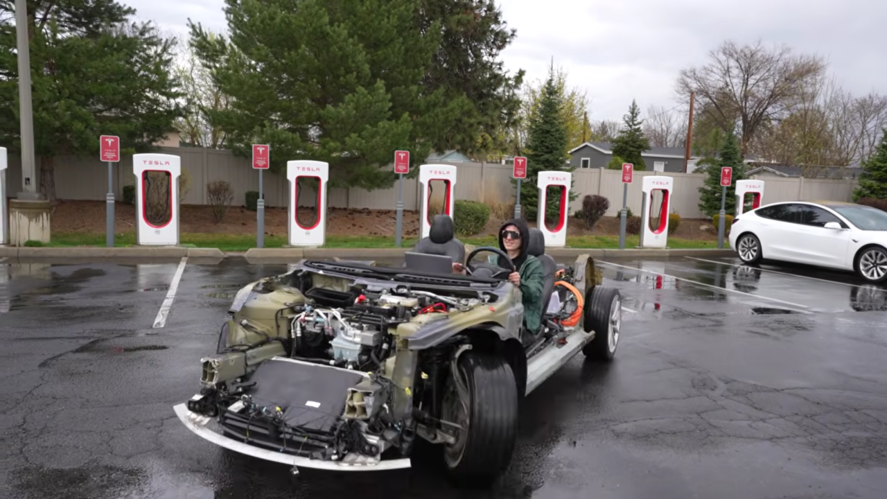 Tesla Model 3 gokart.