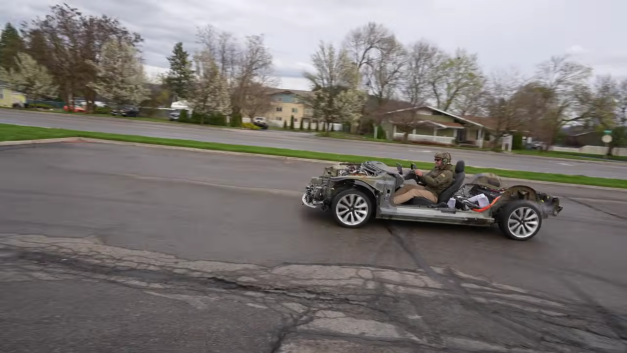 Tesla Model 3 gokart.