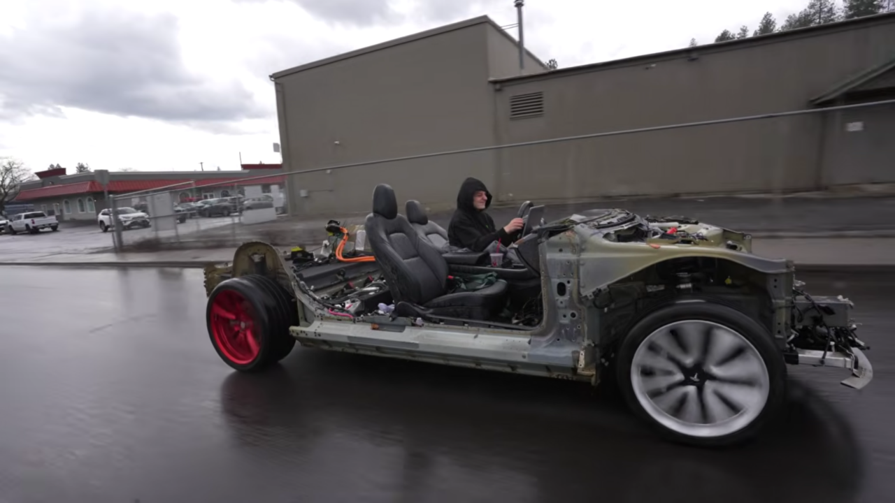 Tesla Model 3 gokart.