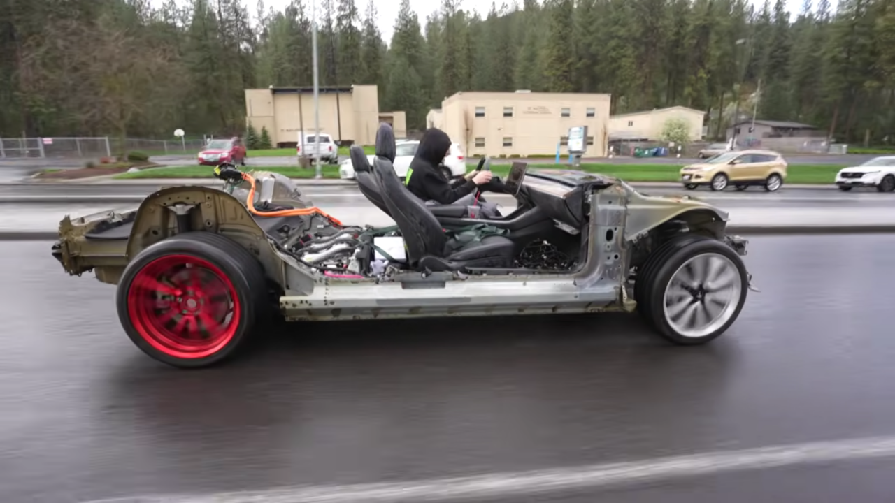 Tesla Model 3 gokart.