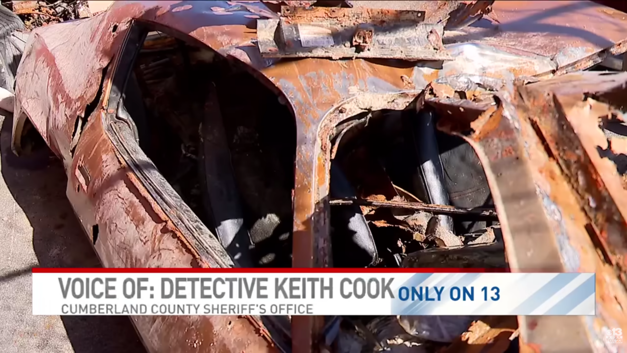 1974 Chevy Camaro found at bottom of lake.