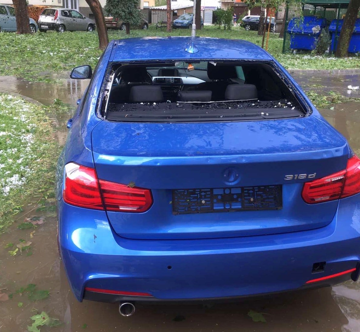 The hailstorm in Požega, Croatia on June 25th 2021 caused severe damage to the vehicles.