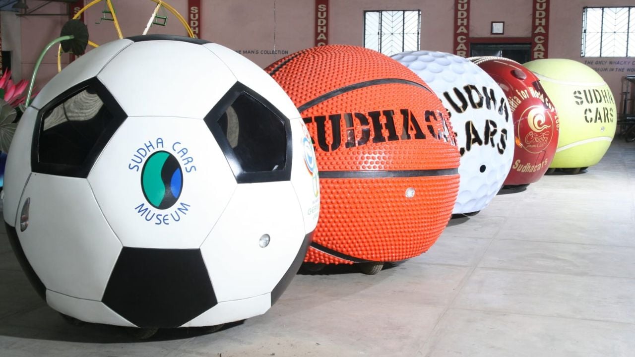 Sudha Cars Museum Sports Ball Cars