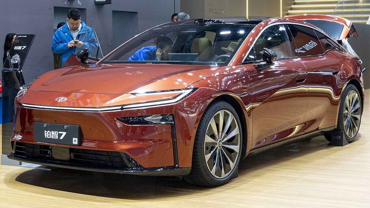 Toyota bZ7 at Auto Guangzhou 2025.
