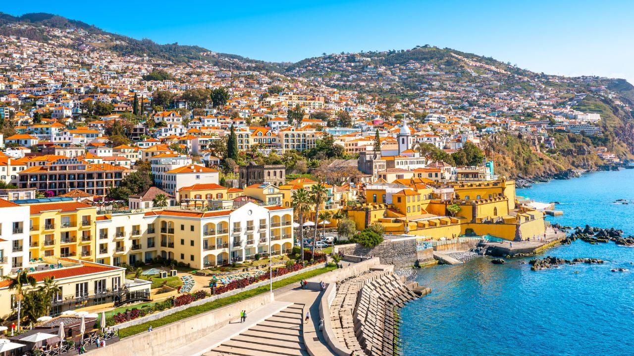View of Funchal, the capital of Madeira, Portugal