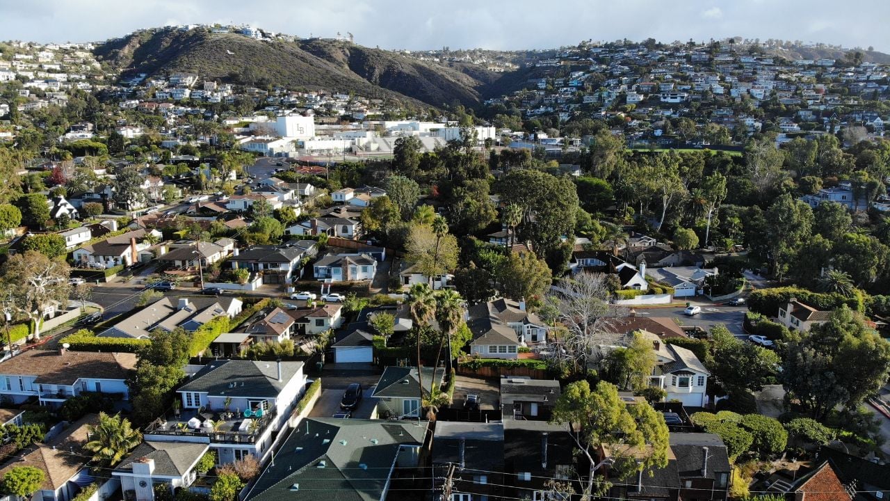 A small beach town in California
