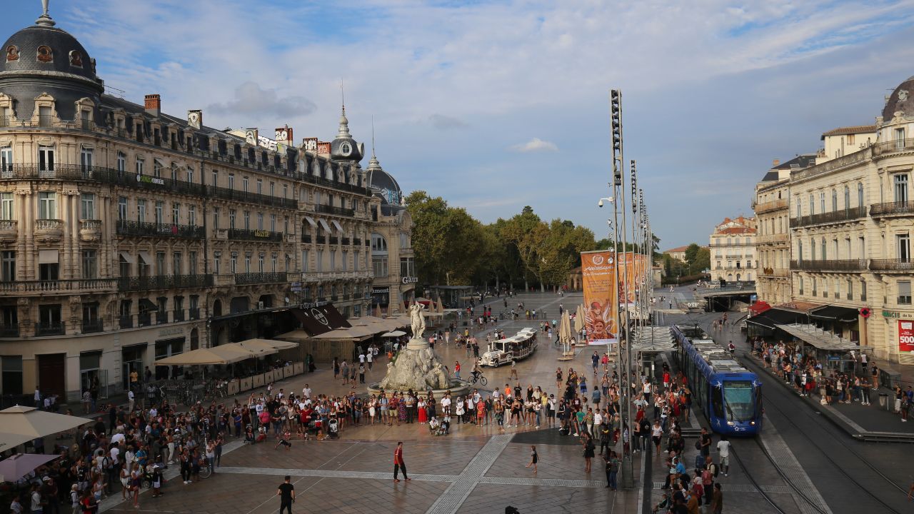 Place de la Comédie in Montpellier, France.