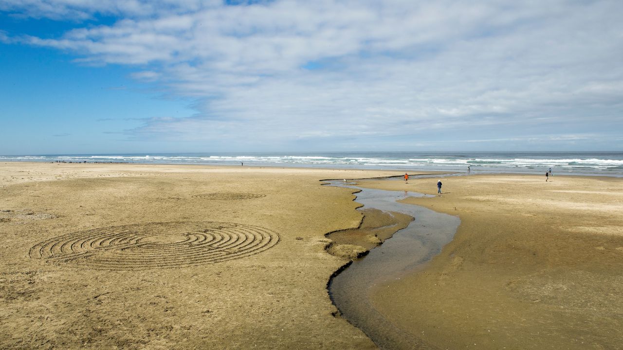 Nye Beach in Newport, Oregon