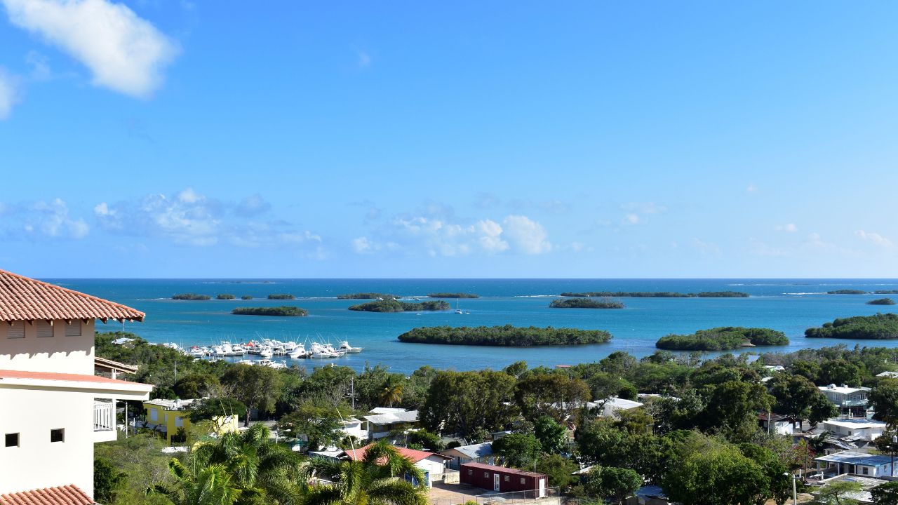Street scene in La Parguera, Puerto Rico