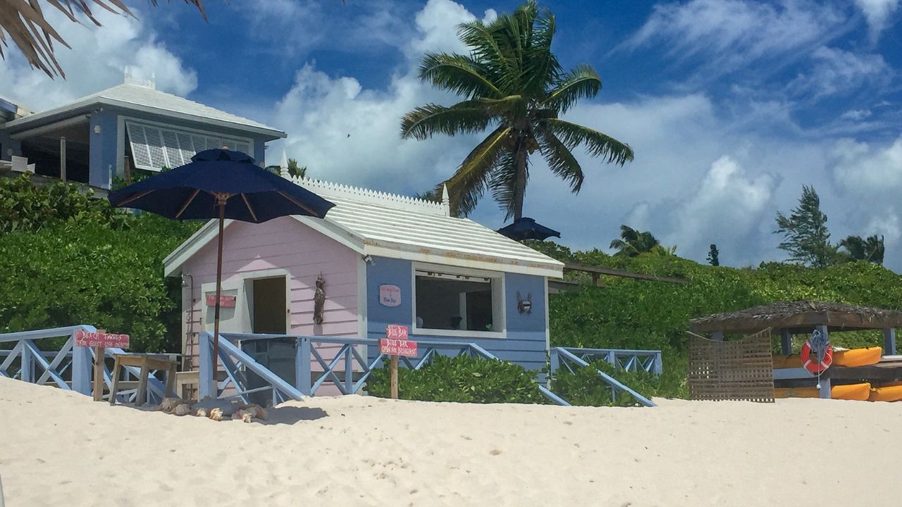 Pink Sands Resort style beachfront cottage atmosphere