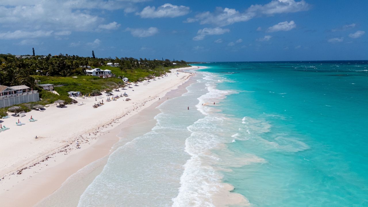 Pink Sand Beach on Harbour Island, Bahamas
