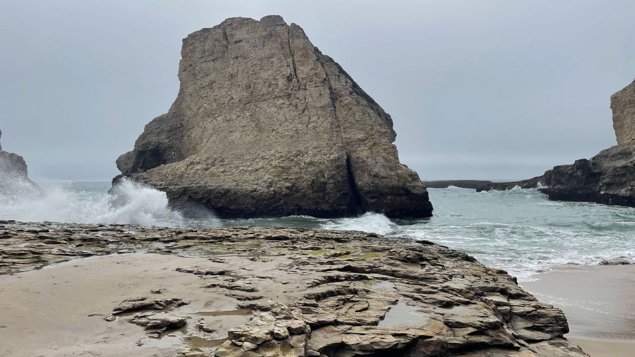 Shark Fin Cove in Davenport, California