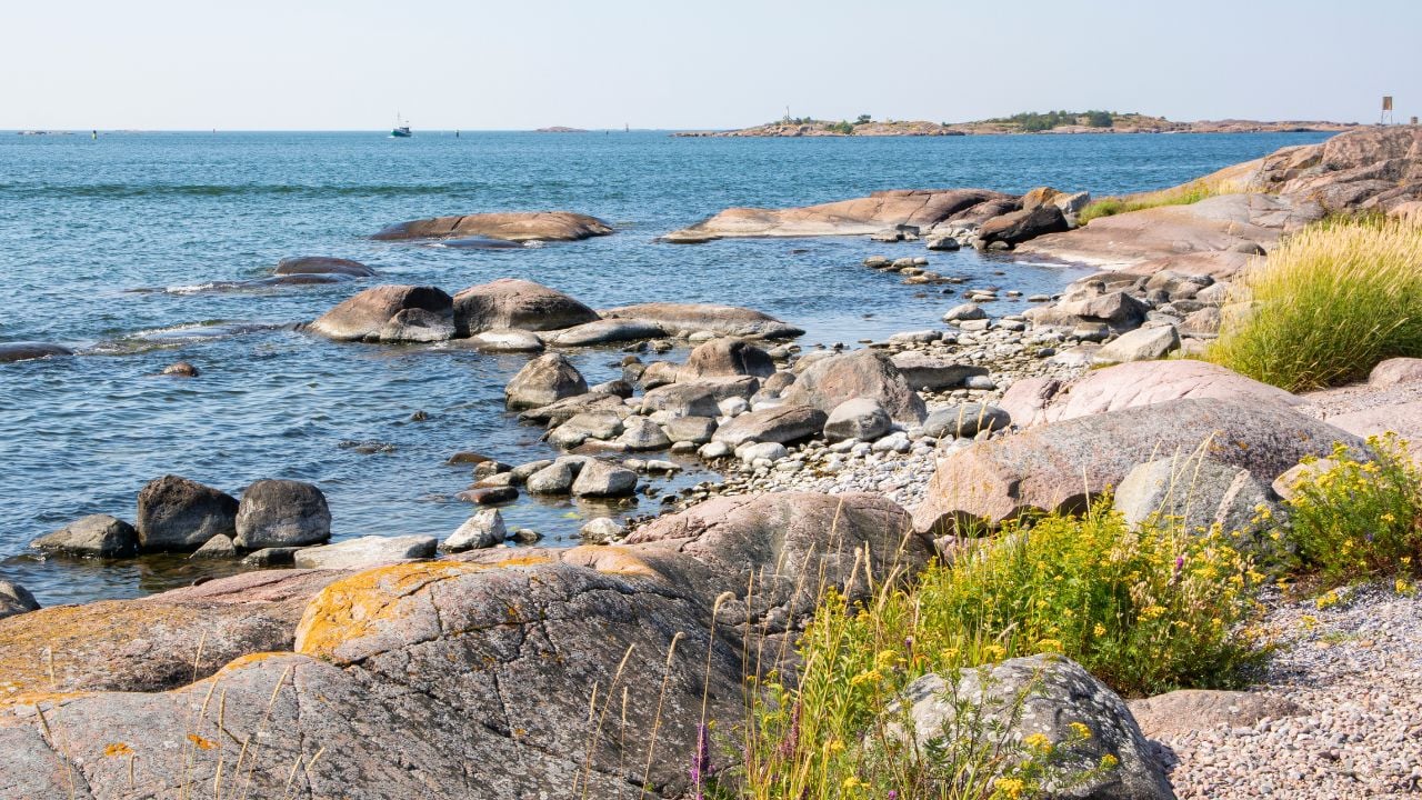 Rocky view of Tulliniemi, Hanko, Finland