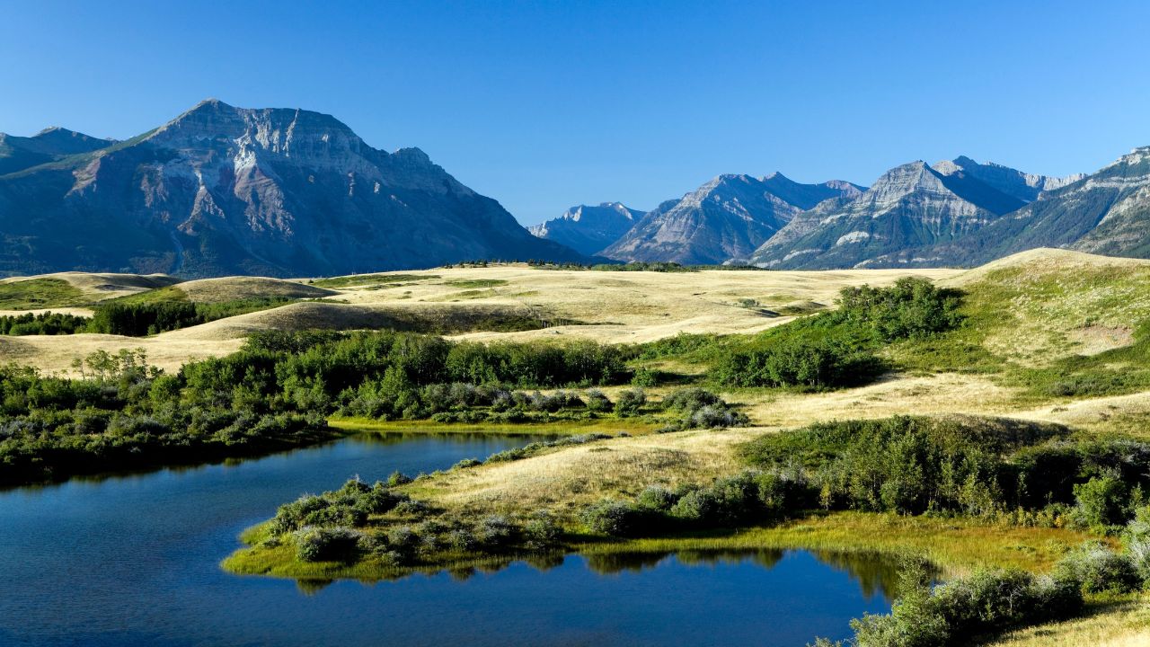 Waterton Lakes National Park in Alberta, Canada.