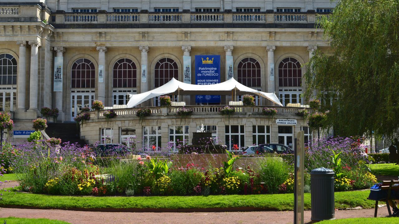 Casino building in Spa, Belgium.