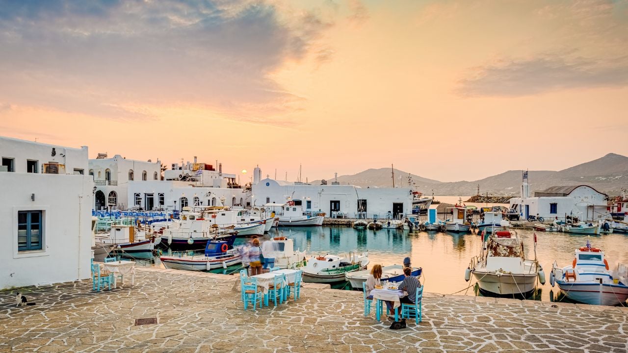 Naoussa on Paros, Greece.