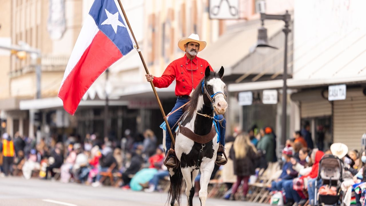 Parade scene in Brownsville, Texas.