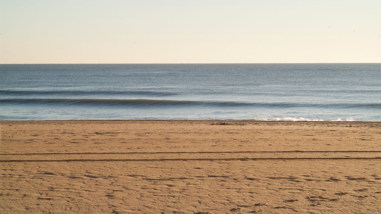View from the shore in Virginia Beach, Virginia.