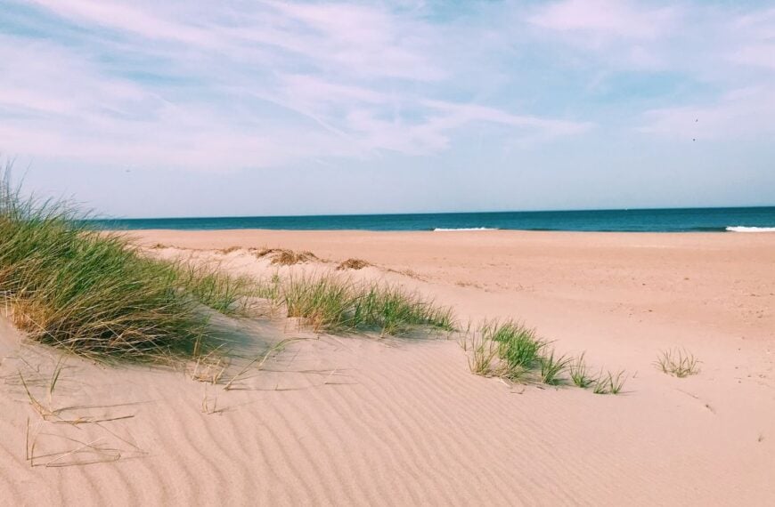 Virginia Beach full of sand and blue skies, sunsets, and water